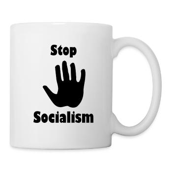 Pour l’économie de marché - Mug blanc - blanc - Droite