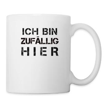 I'm here by chance - Mug - white - Right