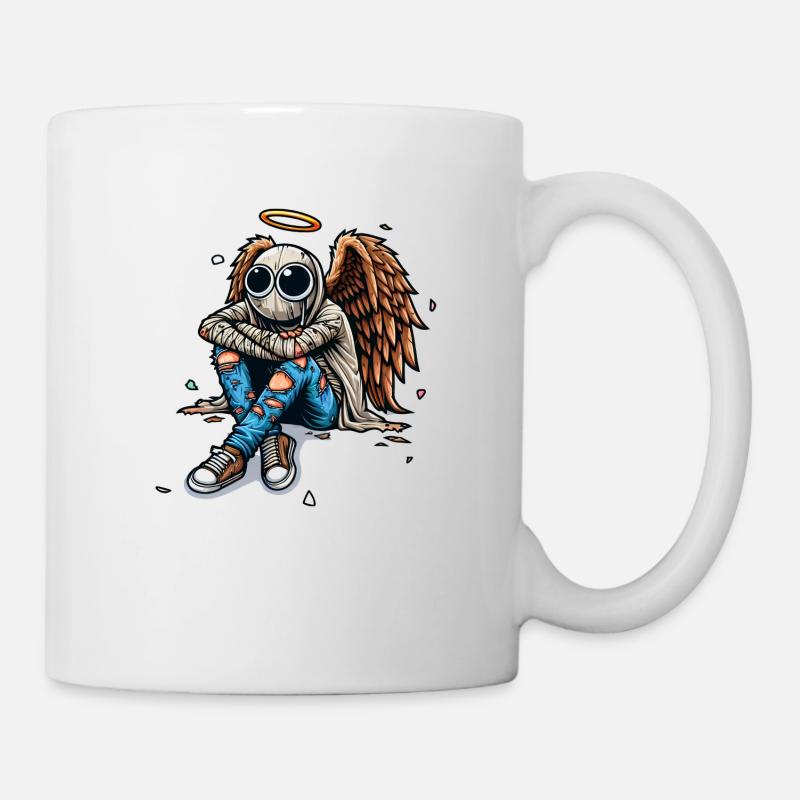 Sad Angel - Tasse - Weiß