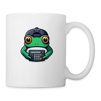 Frog with Calculator - Mug - white - Right