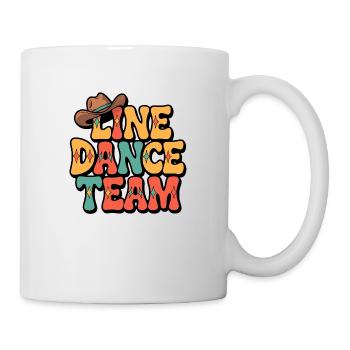 Groupe de danse en ligne Danse familiale en équipe - Mug blanc - blanc - Droite
