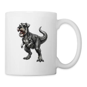 Schnauzer T - REX  - Tasse - Weiß - Rechts