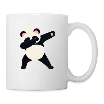 Panda Dab Dance - Cool Gift - Tasse - Weiß - Rechts