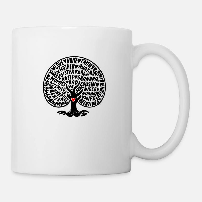 Arbre généalogique - Mug blanc - blanc