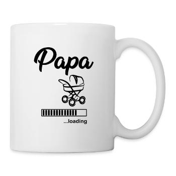 Papa chargement 3- papa enceinte - Mug blanc - blanc - Droite