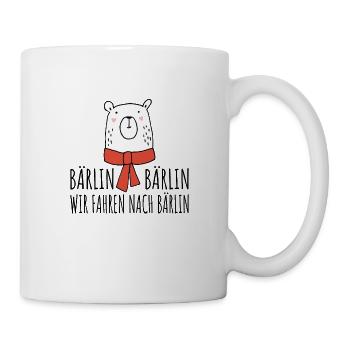 Berlin Capital Bear | We drive to Bärlin - Mug - white - Right