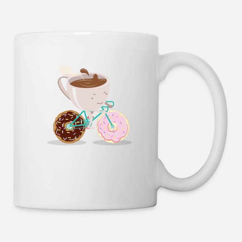 Donut Coffee Bicycle - Mug blanc - blanc