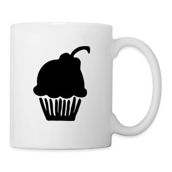 Muffin Geburtstagsgeschenk Törtchen birthday cake - Tasse - Weiß - Rechts