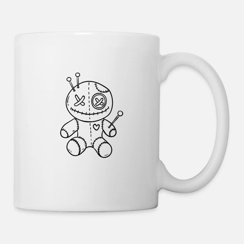Voodoo doll - Mug - white