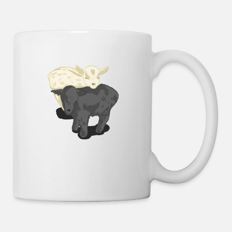 Ziegen - Tasse - Weiß