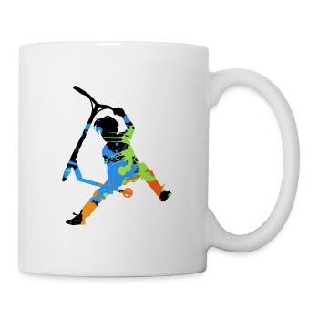 freestyle scooter - Mug - white - Right
