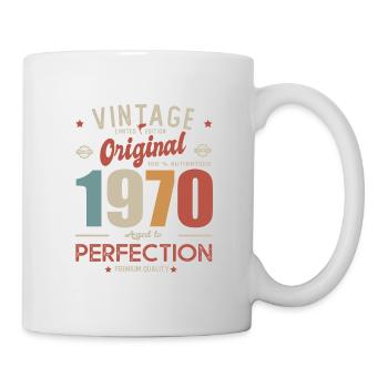 vintage original 1970 birthday gift - Mug - white - Right