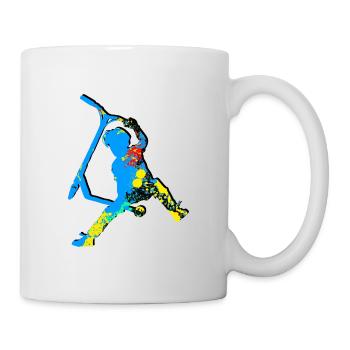 Freestyle-Roller - Tasse - Weiß - Rechts