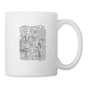 Summer vibes - Tasse - Weiß - Rechts