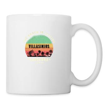 Villasimius Sardinien Italien Strand Design - Tasse - Weiß - Rechts