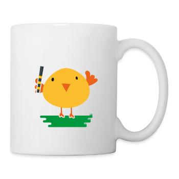 Hockey Hockey-chick plays field hockey - Mug - white - Right