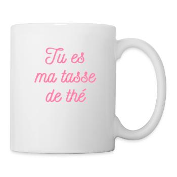 tasse de the - Mug blanc - blanc - Droite