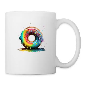 GUTER DONUT - FARBEN - Tasse - Weiß - Rechts