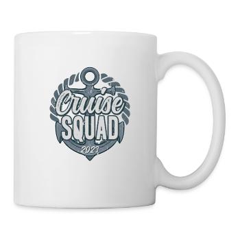 Équipe de croisière 2023 Drôle de bateau familial correspondant - Mug blanc - blanc - Droite