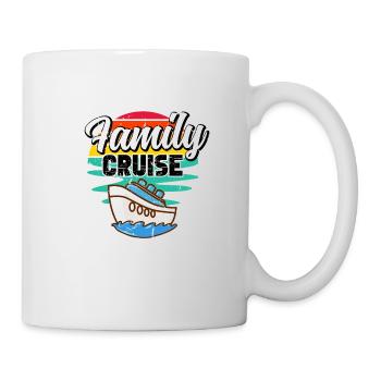 Familienkreuzfahrt Urlaub Squad Lustige Kreuzfahrt Familie - Tasse - Weiß - Rechts