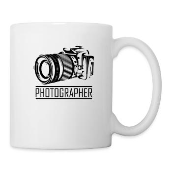 Fotograf Fotografie Geschenk Spruch lustig - Tasse - Weiß - Rechts