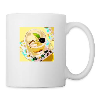 Comic Cocktail - Tasse - Weiß - Rechts