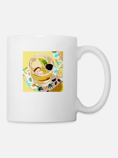 Comic Cocktail - Tasse - Weiß
