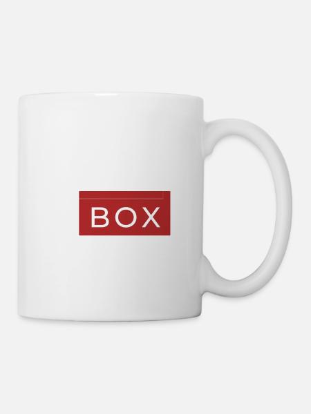 Drink outside the box - Tasse - Weiß
