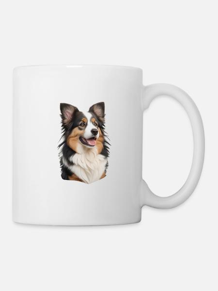 Australian Shepherd - Tasse - Weiß