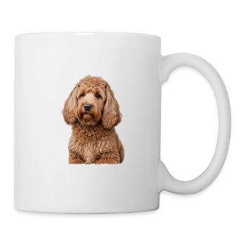 Caniche - Mug blanc - blanc - Droite