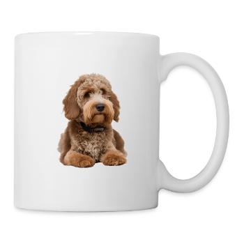Caniche - Mug blanc - blanc - Droite