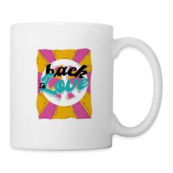 Peace - Tasse - Weiß - Rechts