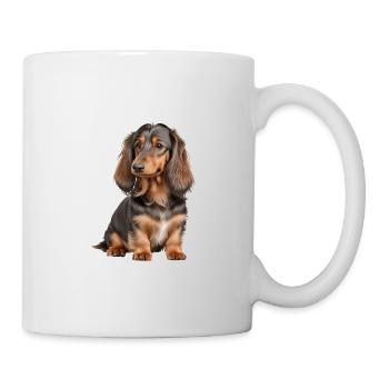 Dackel - Tasse - Weiß - Rechts