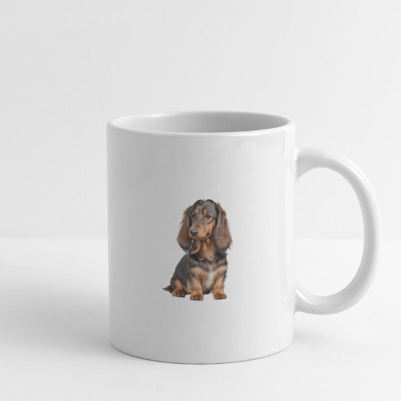Teckel Mug blanc