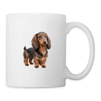 Dackel - Tasse - Weiß - Rechts