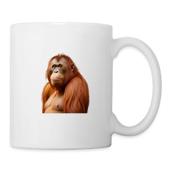 Orang-Utan - Tasse - Weiß - Rechts