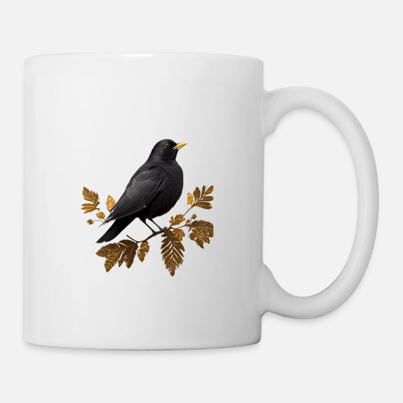 Merle - Mug blanc - blanc