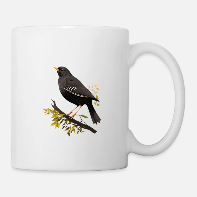 Merle - Mug blanc - blanc