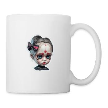 Halloween Spooky Doll - Mug - white - Right