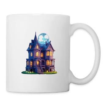 Gruselhaus - Tasse - Weiß - Rechts