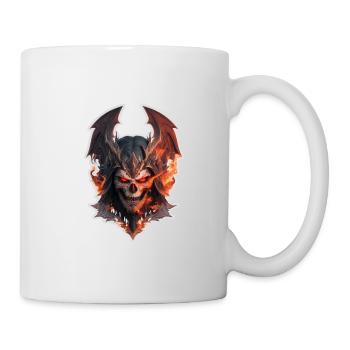 Halloween Höllenfürst - Tasse - Weiß - Rechts