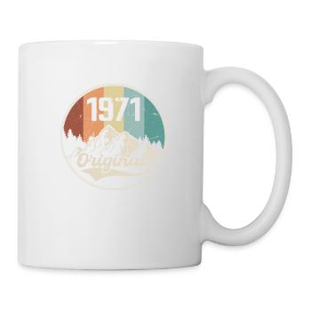 Original 1971 Cadeau D'anniversaire - 1971 - Mug blanc - blanc - Droite