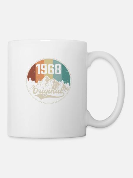 Original 1968 Geburtstagsgeschenk - 1968 - Tasse - Weiß