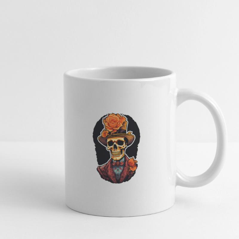 Crâne Mug blanc