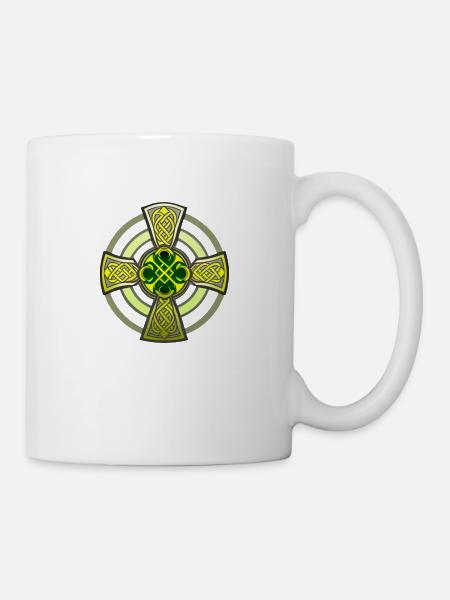 Croix celte - Mug blanc - blanc