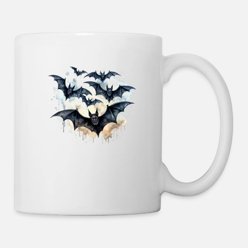 Fledermäuse - Tasse - Weiß