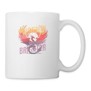 Phoenix Force erstrahlt heller - Tasse - Weiß - Rechts