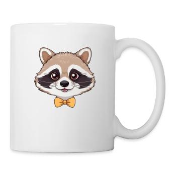 Mr. Raccoon kawaii - Mug - white - Right