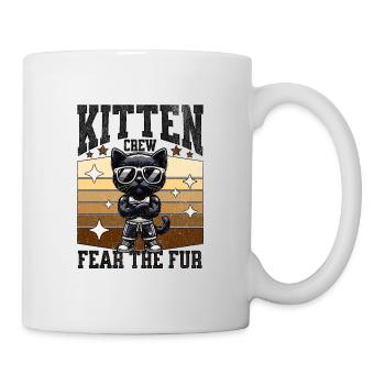 Kitten Crew craint la fourrure - Mug blanc - blanc - Droite