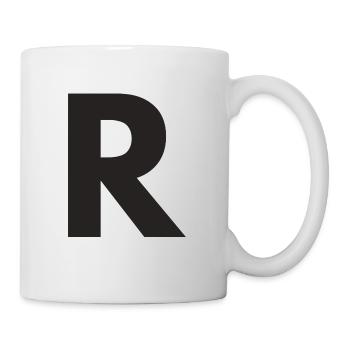 R - Tasse - Weiß - Rechts